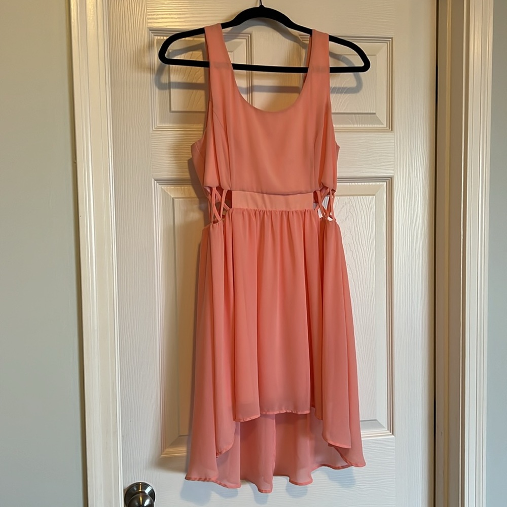 LUSH pink High-Low Dress size Medium